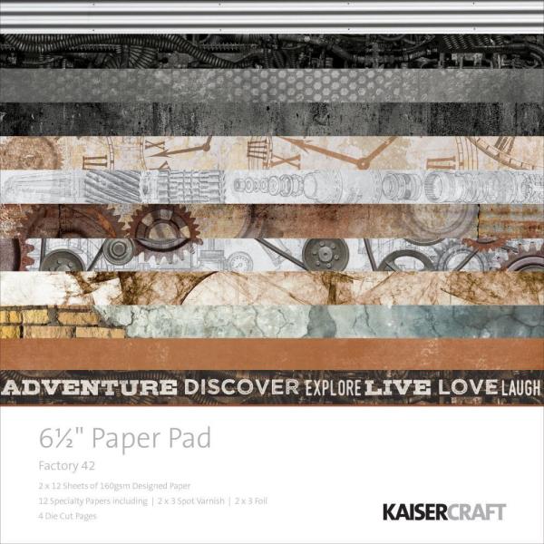 Kaisercraft 6.5 x 6.5 Paper Pad Factory 42