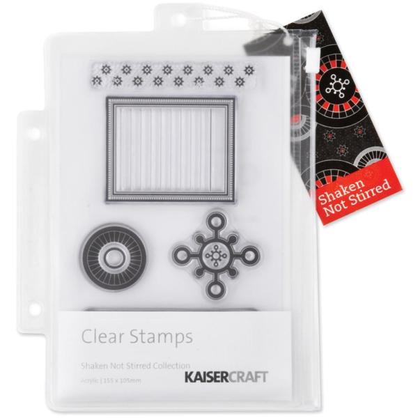 Kaisercraft Clear Stamp Set  Shaken Not Stirred