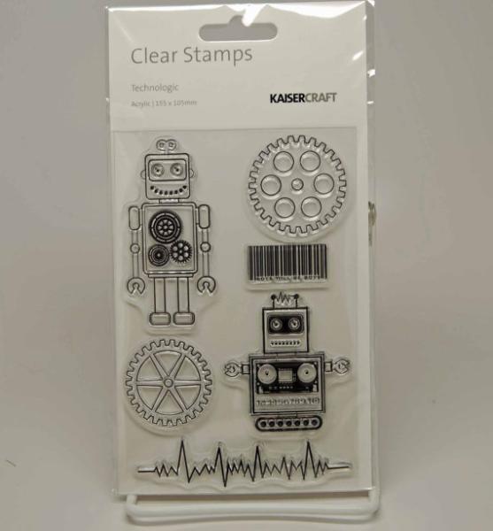 Kaisercraft Clear Stamp Technologic