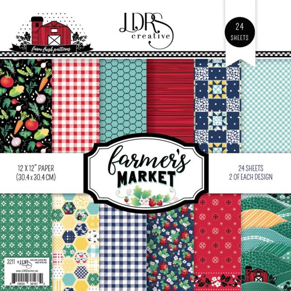LDRS Creative Farmer's Market 12x12 Inch Paper Pack