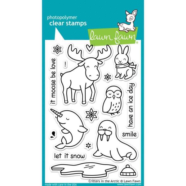 Lawn Fawn Clear Stamp - Critters In The Arctic