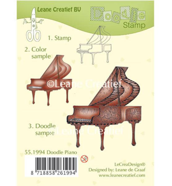 Leane Creatief Stamp Doodle Piano