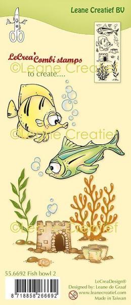 Leane Creatief  Stamps Fish Bowl #02