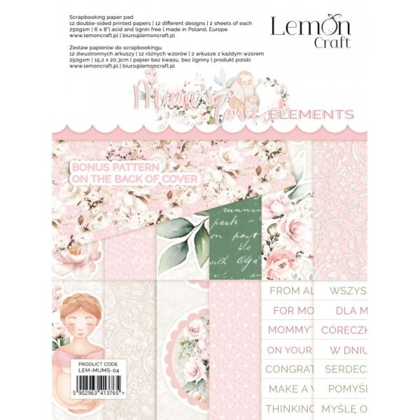 Lemon Craft 6x8 Pad Elements Mum's Love