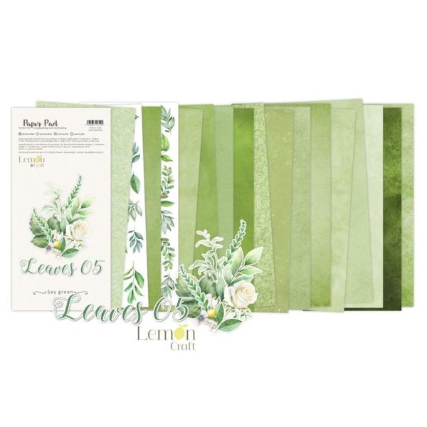 Lemon Craft 6x12 Pad Elements for Fussy Cutting Leaves 05
