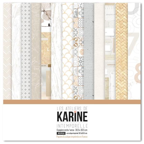 Les Ateliers de Karine 12x12 Intemporelle Paper Pack