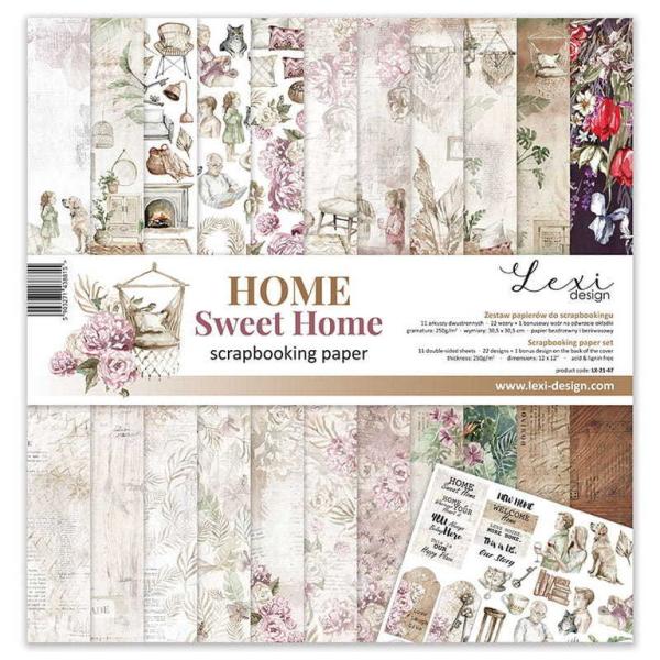 Lexi Design 12x12 Paper Pad Home Sweet Home