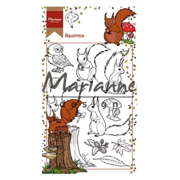 MD Clear Stamp Hetty's Squirrels