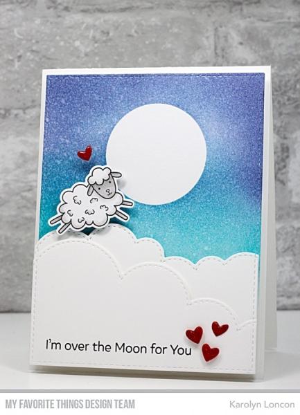My Favorite Things Clear Stamp Over the Moon for Ewe