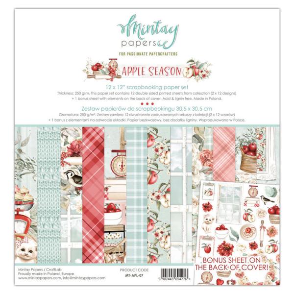 Mintay 12x12 Paper Pad Apple Season