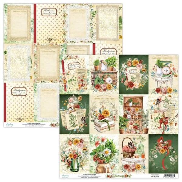 Mintay 12x12 Paper Sheet Botany Cards 06