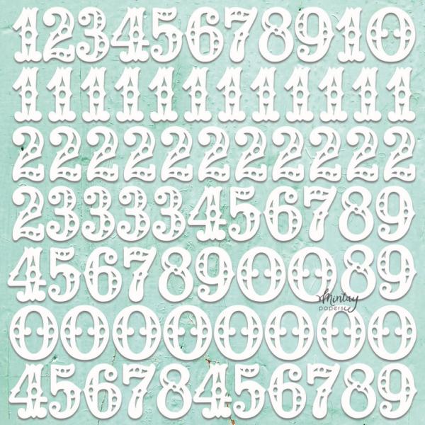 Mintay Chippies Decor Numbers Set #D21
