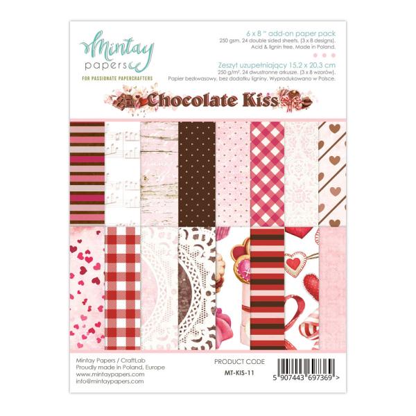Mintay Papers 6x8 Add-on Paper Pad Chocolate Kiss
