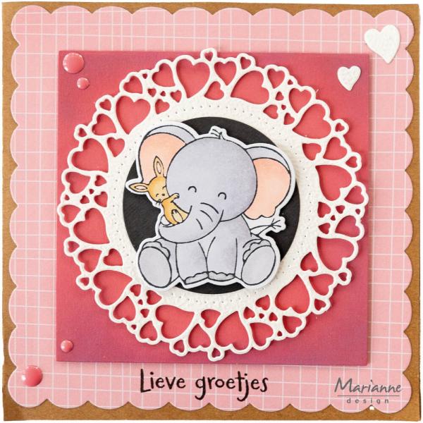 Marianne Design Craftables Die Circle of Hearts CR1644