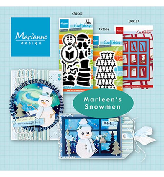 Marianne Design Craftables Snowman by Marleen CR1567