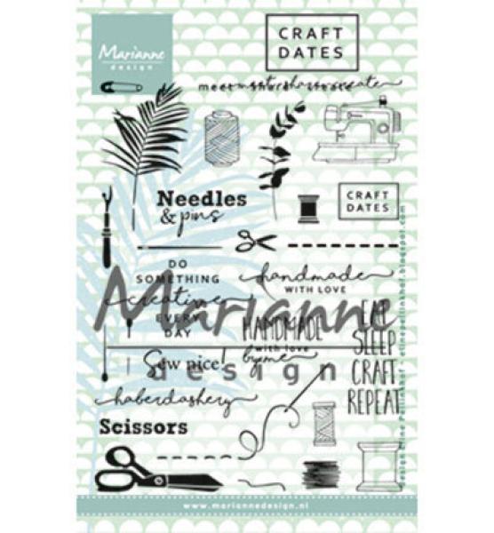 Marianne Design Clear Stamp Craft Dates 2