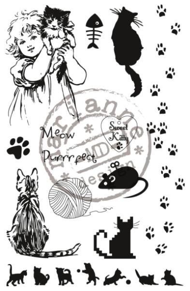 Marianne Design Clear Stamp Sweet Cat #CS0914