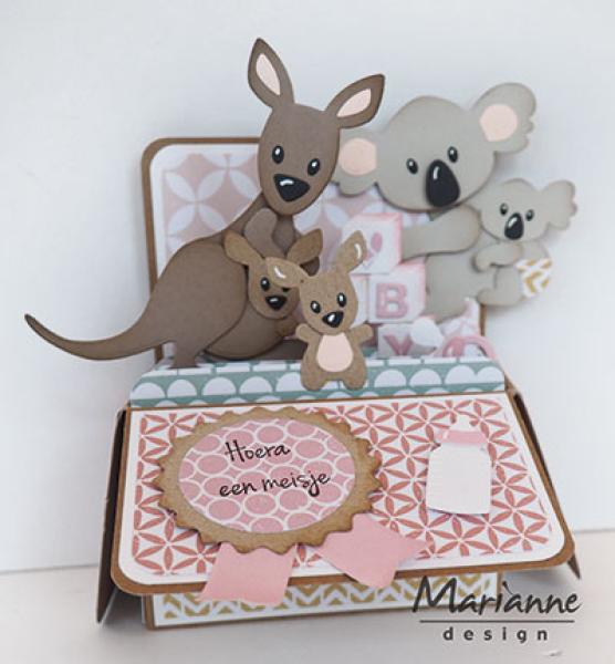 Marianne Design Collectables Kangaroo und Baby