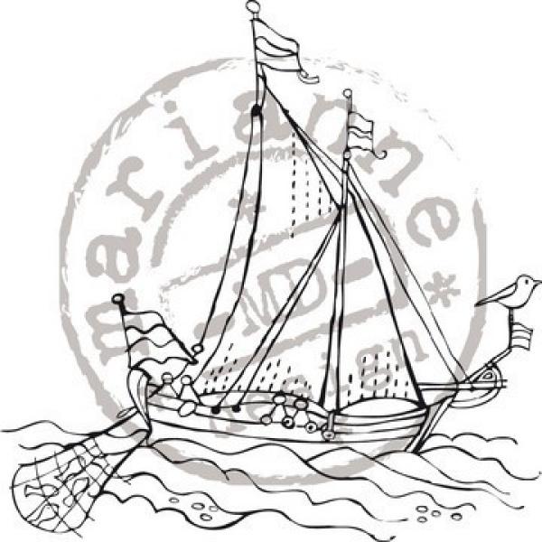 Marianne Design Dutch Design Stamp Sailboat #EWS2202