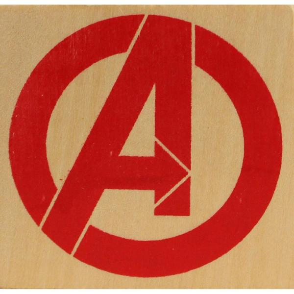 Marvel Comic Rubber Stamp Avenger Logo