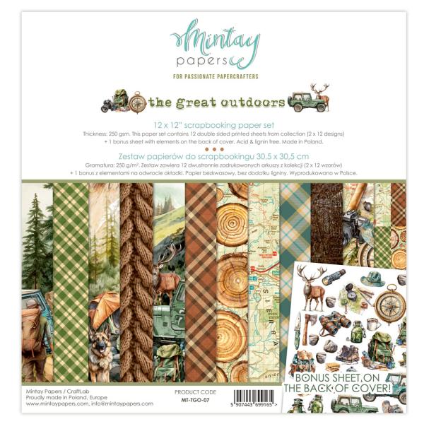 Mintay Papers 12x12 Paper Pad The Great Outdoor