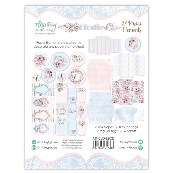 Mintay Papers Paper Elements Elodie 27 pcs