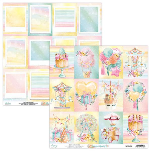 SET Mintay 12x12 Paper Sheet Forever Young Cards #06