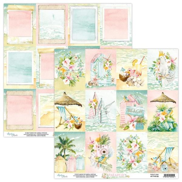 SET Mintay 12x12 Paper Sheet Paradise Cards #06