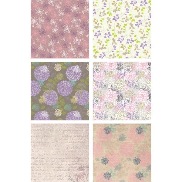 MultiCraft Paper Pad 6X6 Garden Party