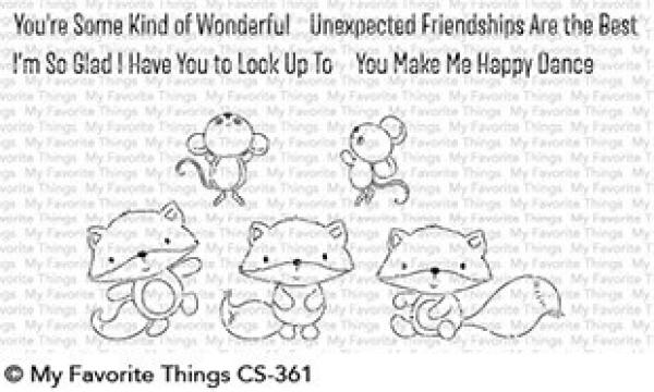 My Favorite Things Clear Stamp Fox & Friend #361