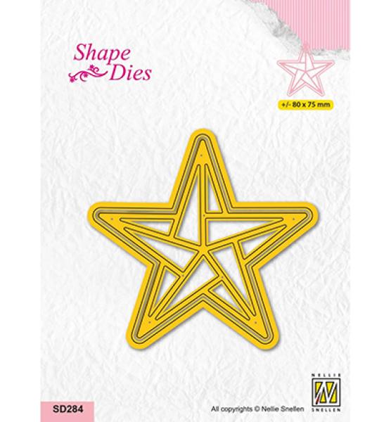 Nellie Snellen Shape Dies Stars Origami #SD284