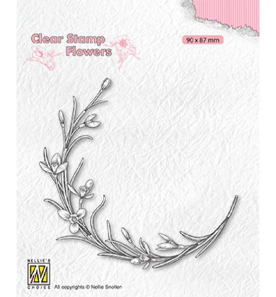 Nellie´s Choice Clear Stamp Blooming Twig #FLO029