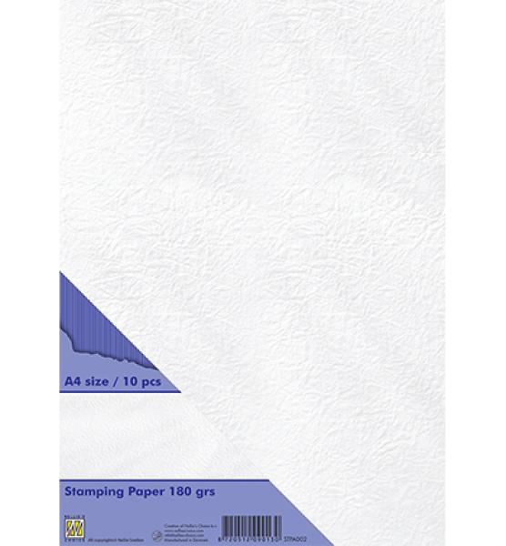 Nellie Snellen A4 Stamping Paper White #02