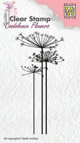 Nellie Snellen Clear Stamp Flower #1