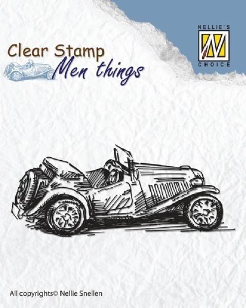 Nellie Snellen Clear Stamp Men Things Old timer