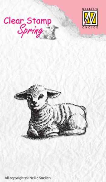 Nellie Snellen Clear Stamp Spring Lamb