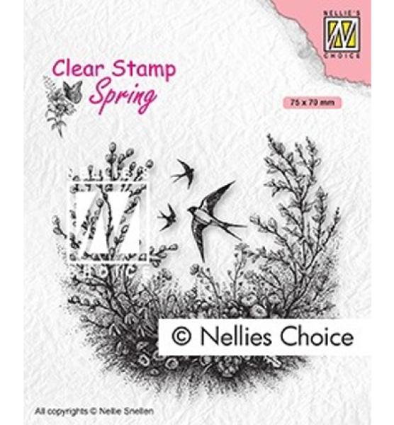 Nellie Snellen Clear Stamp Spring is in The Air #016
