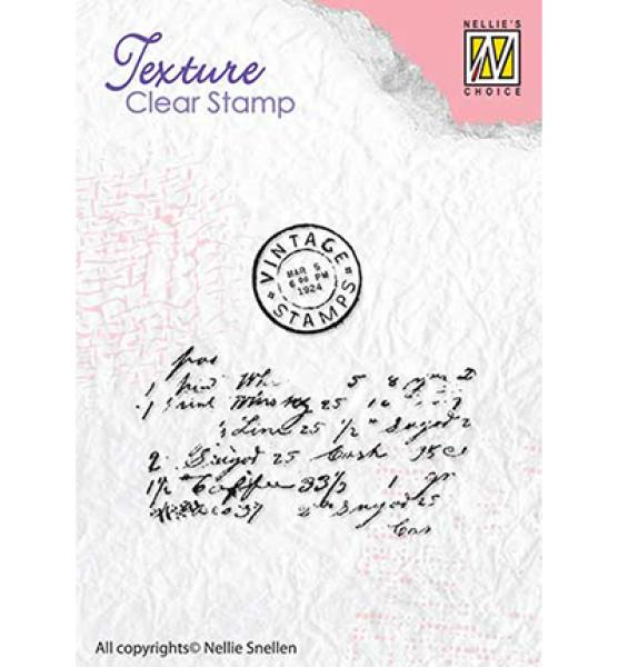 Nellie Snellen Clear Stamps Writing