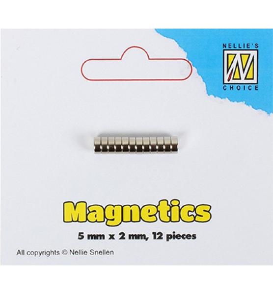 Nellie Snellen Magnetics 12er Set Magnete Ø 5mm