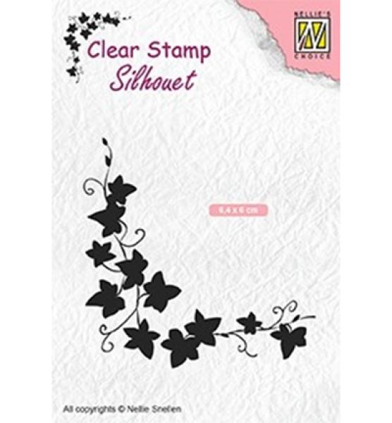Nellie Snellen Silhouette Clear Stamp Ivy  #SIL056