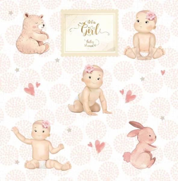 PFY 12x12 Paper Pad Baby Girl World #3450