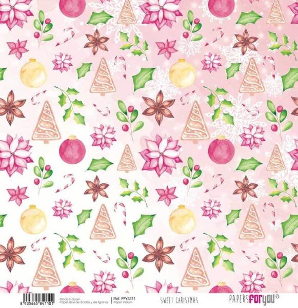 Papers For You 12x12 Kit Vellum Sweet Christmas #4407