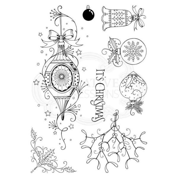 Pink Ink Designs Clear Stamp Baubles