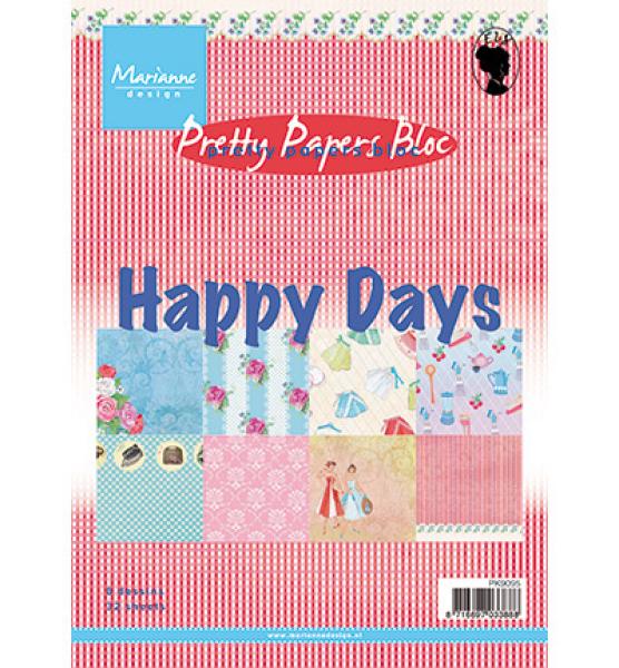 Marianne Design Pretty Papers A5 PP "Happy Days"