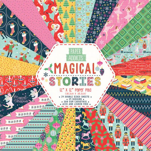 Paper Addicts 12x12 Paper Pad Magical Stories #70