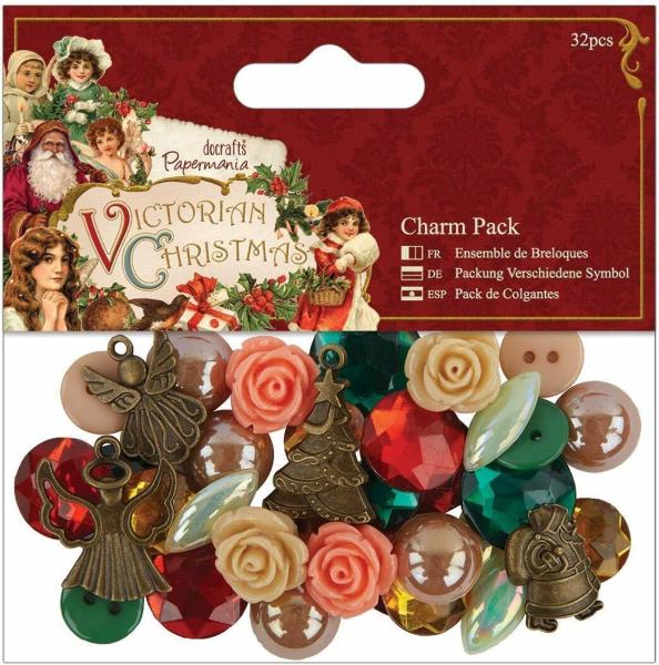 Papermania Victorian Christmas Charm Pack