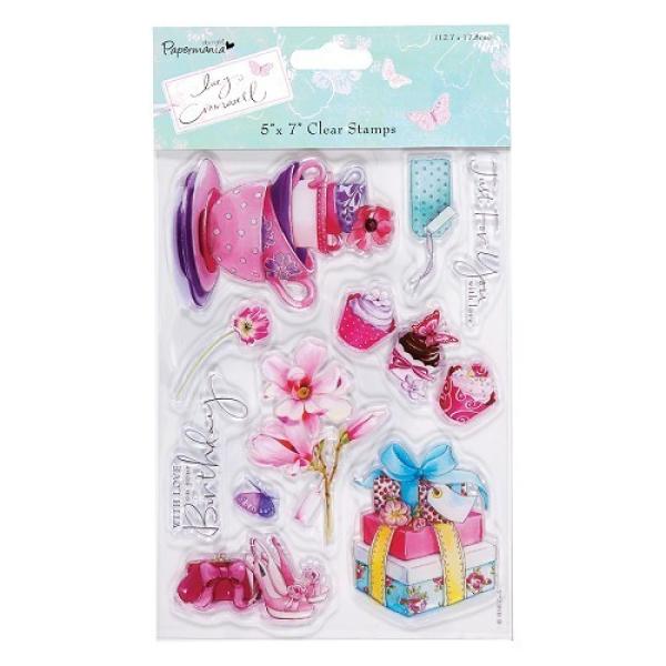 Papermania  Clear Stamps Teacups
