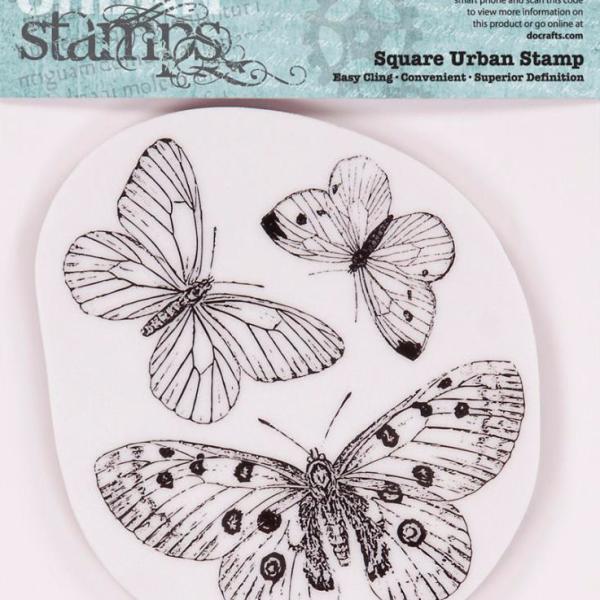 Papermania Square Urban Stamp Butterflies #803302