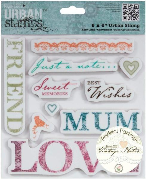 Papermania Urban Stamps Vintage Notes #970161