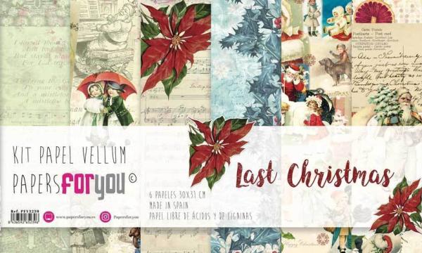 Papers For You 12x12 Kit Vellum Last Christmas #3258